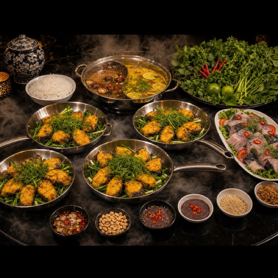 Combo cá lăng đầy đủ cho nhóm